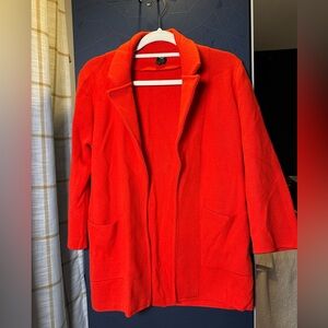 J Crew Sophie Open Front Sweater Blazer